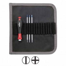 Wiha System 4 Reversible Blades Set - Slotted/ Phillips - 4 pcs - 00613